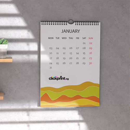 A3 Wall Calendar (7 Sheets)